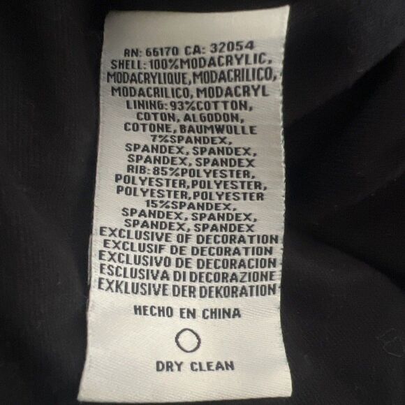 Anthro Marrakech Faux Fur Bomber Jacket Womens Small Multicolor Camo Patchwork - Picture 9 of 9